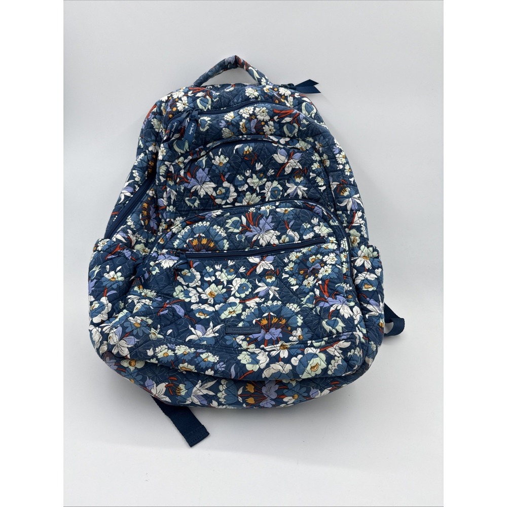 Vera Bradley Quilted Floral Burst Essential Large Backpack Back To School